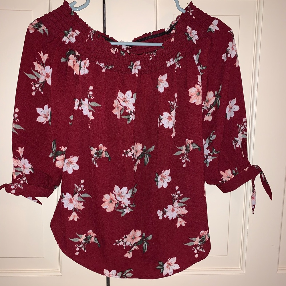 Off the shoulder blouse